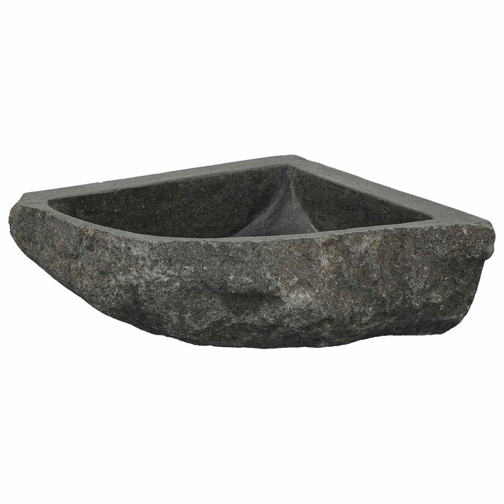 Graues Flussstein Waschbecken 30-37 cm