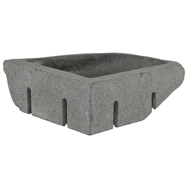 Graues Flussstein Waschbecken 30-37 cm