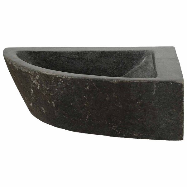 Graues Flussstein-Waschbecken, 38-45 cm
