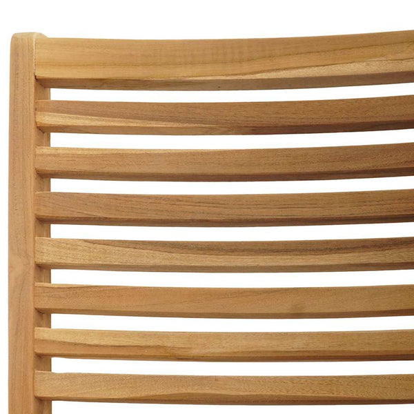 vidaXL Chaise 2 pcs Marron 64,5 x 52 x 108 cm Bois de teck massif