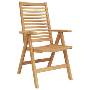 vidaXL Chaise 2 pcs Marron 64,5 x 52 x 108 cm Bois de teck massif