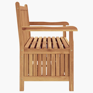 Gartenbank Teakholz mit Stauraum