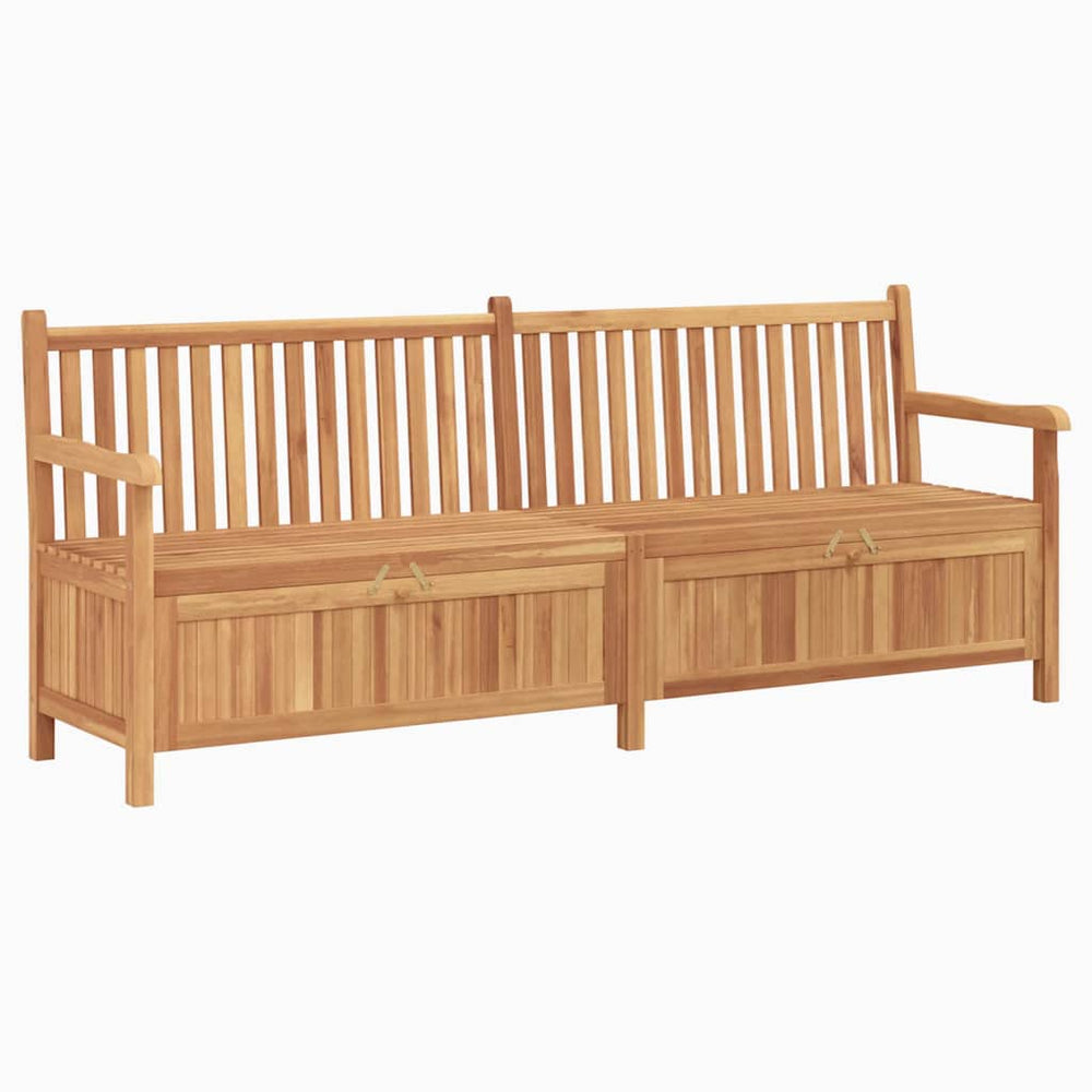 Gartenbank Teakholz mit Stauraum 228cm