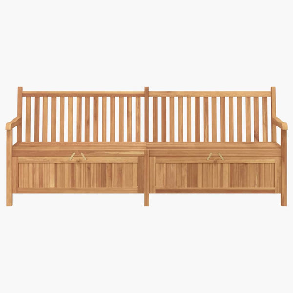 Gartenbank Teakholz mit Stauraum 228cm