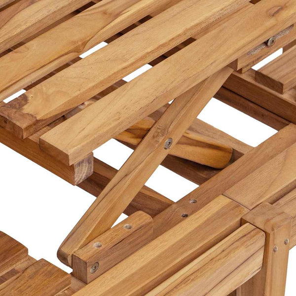 Massivholz Teak Gartenbank 150cm