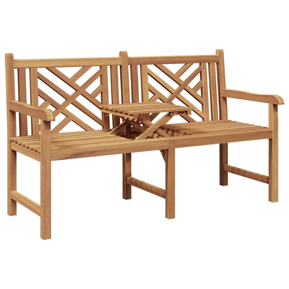Massivholz Teak Gartenbank 150cm