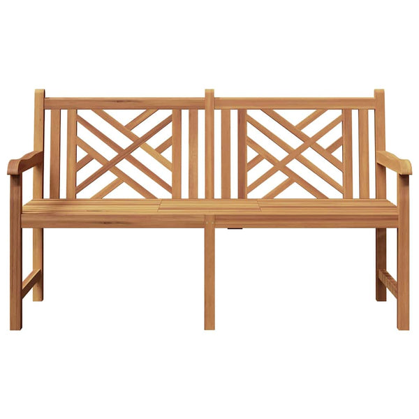 Massivholz Teak Gartenbank 150cm