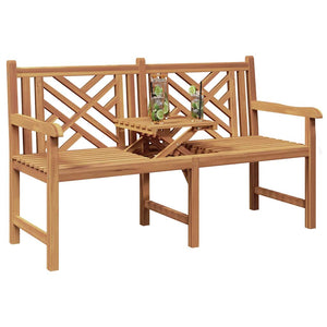 Massivholz Teak Gartenbank 150cm