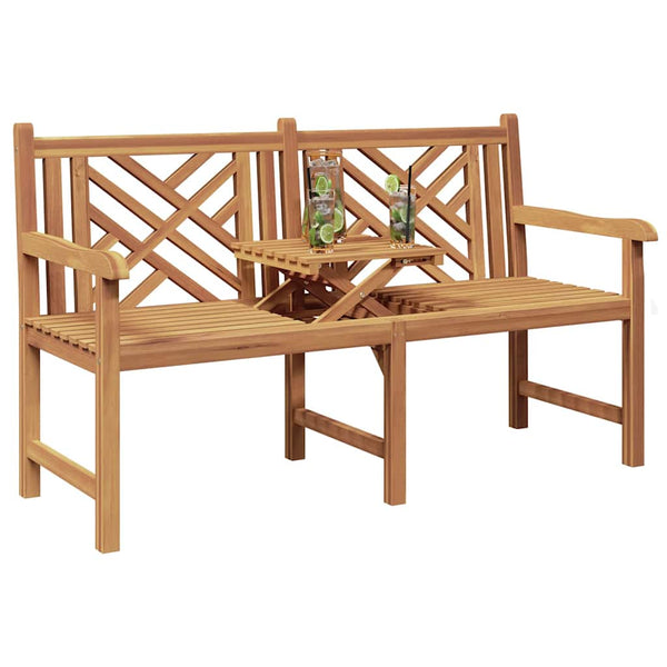Massivholz Teak Gartenbank 150cm
