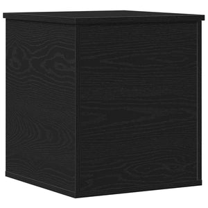 Aufbewahrungsbox Eichen-Optik Schwarz 40x46cm