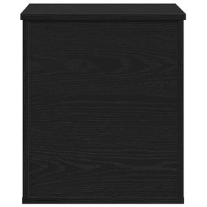 Aufbewahrungsbox Eichen-Optik Schwarz 40x46cm