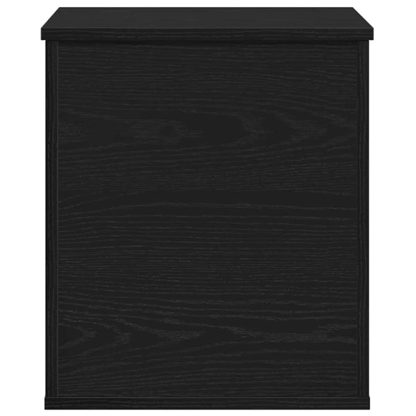 Aufbewahrungsbox Eichen-Optik Schwarz 40x46cm