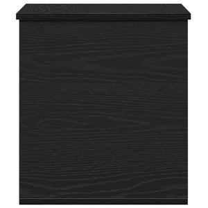 Aufbewahrungsbox Eichen-Optik Schwarz 40x46cm