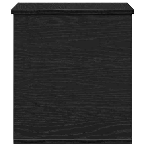 Aufbewahrungsbox Eichen-Optik Schwarz 40x46cm