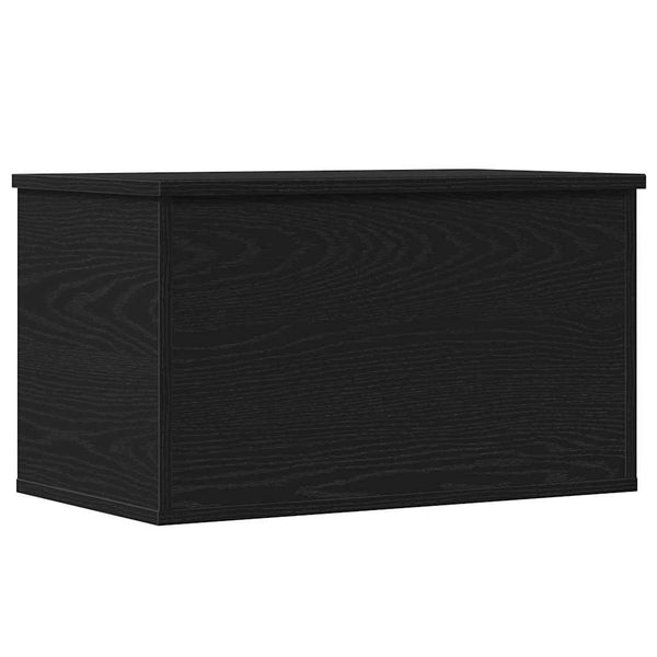 Aufbewahrungsbox Schwarz Eichen-Optik 60 cm