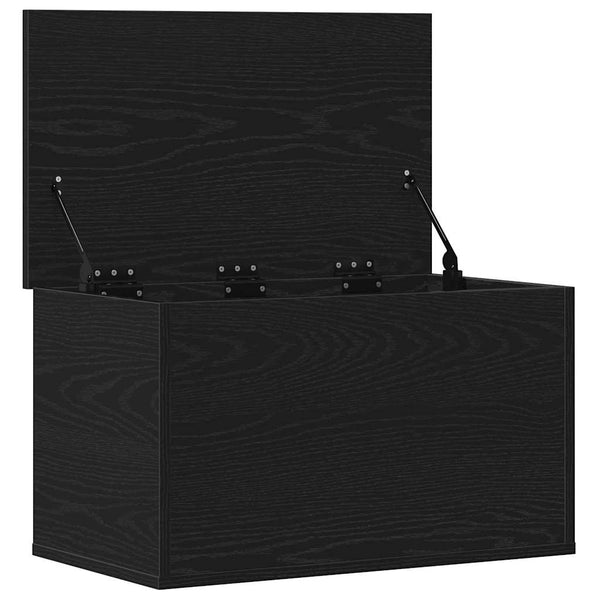 Aufbewahrungsbox Schwarz Eichen-Optik 60 cm