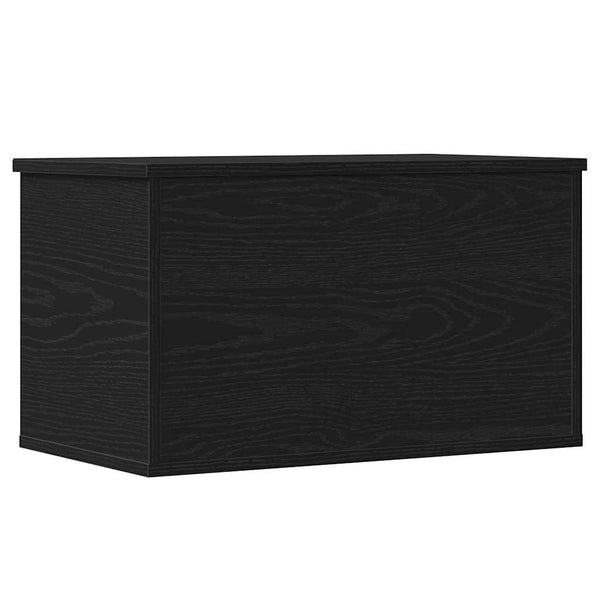 Aufbewahrungsbox Schwarz Eichen-Optik 60 cm