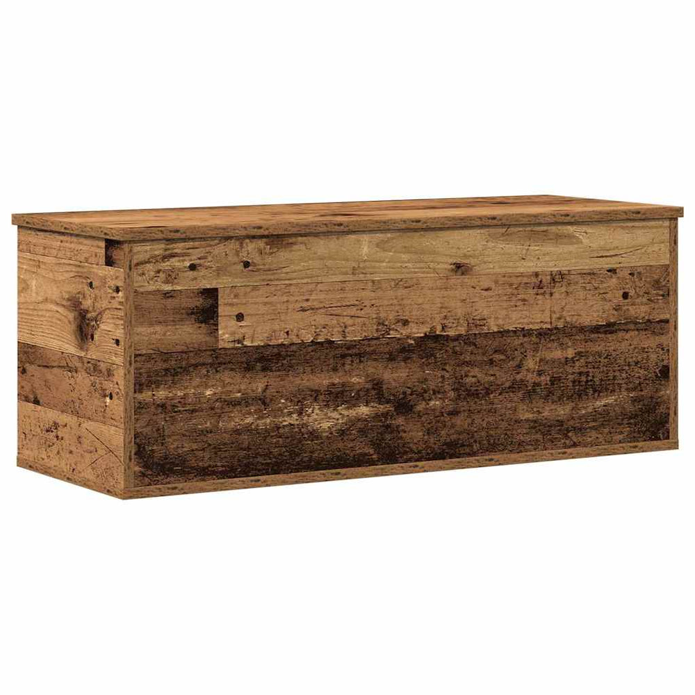 Aufbewahrungsbox Altholz 90 cm
