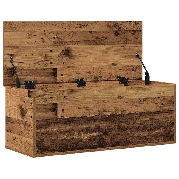Aufbewahrungsbox Altholz 90 cm
