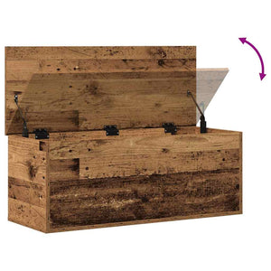 Aufbewahrungsbox Altholz 90 cm
