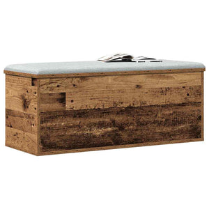 Aufbewahrungsbox Altholz 90 cm