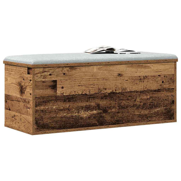 Aufbewahrungsbox Altholz 90 cm