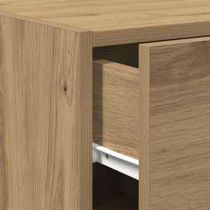 vidaXL Buffet avec tiroirs Chêne artisanat 30 x 42,5 x 93 cm