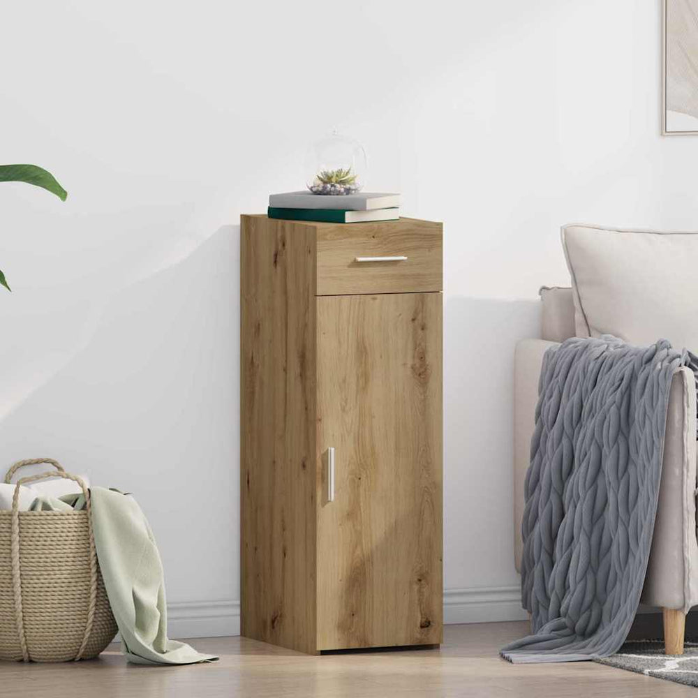 vidaXL Sideboard with Drawers Artisan Oak 30 x 42.5 x 93 cm