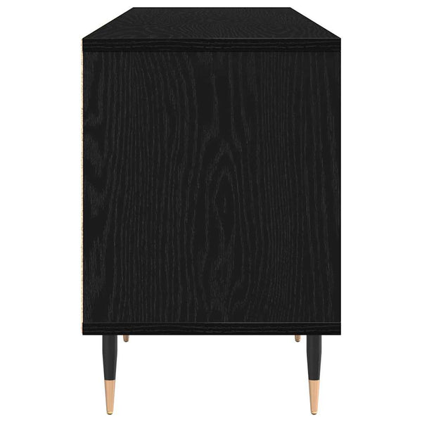 TV-Schrank Schwarz Eichen-Optik 150 cm
