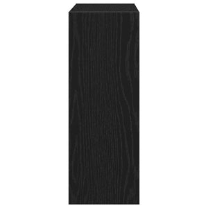 Schuhschrank Schwarz Eichenoptik 60cm