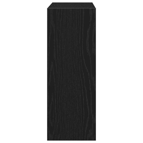 Schuhschrank Schwarz Eichenoptik 60cm