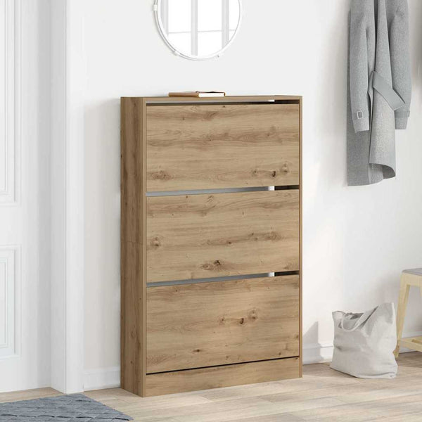 Schuhschrank Artisan Eiche 80cm