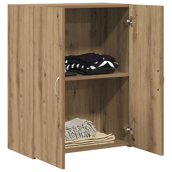 Büroschrank Altholz mit Regal