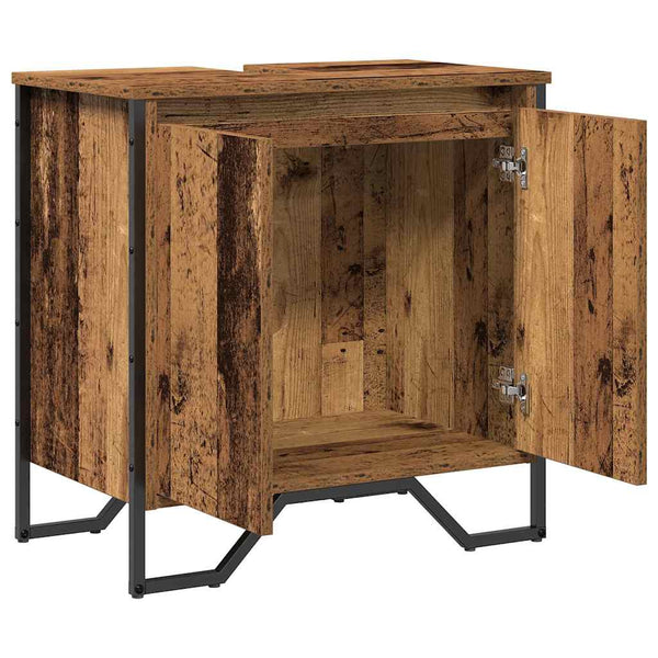 Waschbeckenschrank Altholz 60x35x60cm