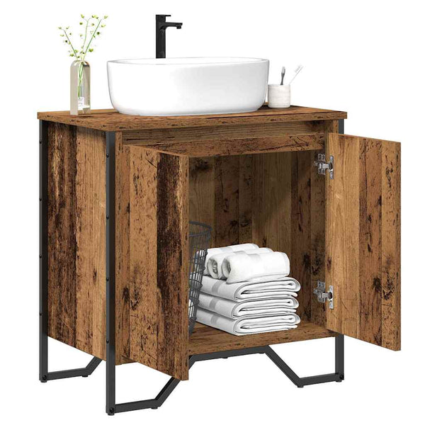 Waschbeckenschrank Altholz 60x35x60cm