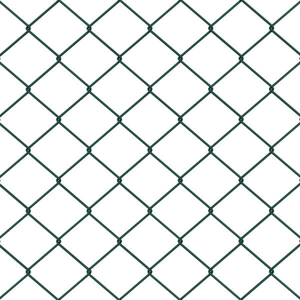Grüner Kettenzaun 25 x 0,8 m
