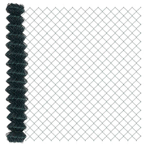 Grüner Kettenzaun 25 x 1,6 m