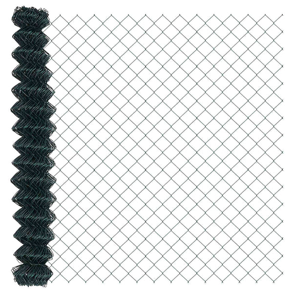 Grüner Kettenzaun 25 x 1,6 m