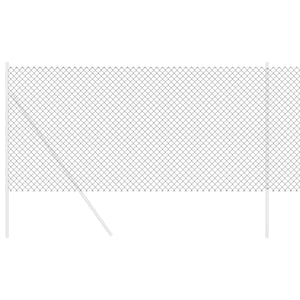 Stahl Kettenzaun Grau 10 x 1,2 m