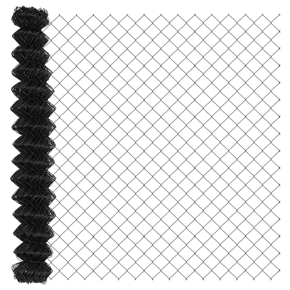 Kettenzaun Grau 10 x 1,5 m