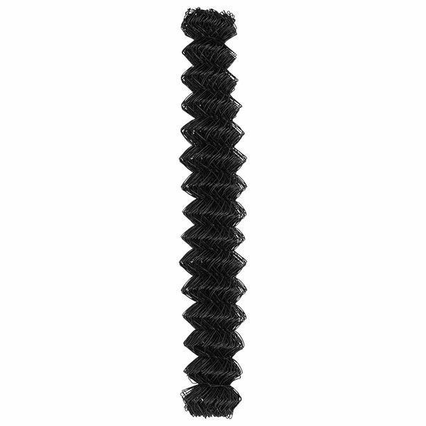 Grauer Stahl Kettenzaun 25 x 1,6 m