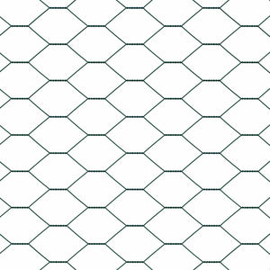 Hexagonzaun Grün 0,4 x 10 m PVC