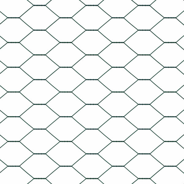Hexagonzaun Grün 0,4 x 10 m PVC