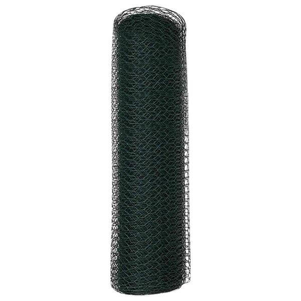 Hexagonzaun Grün 0,4 x 10 m PVC