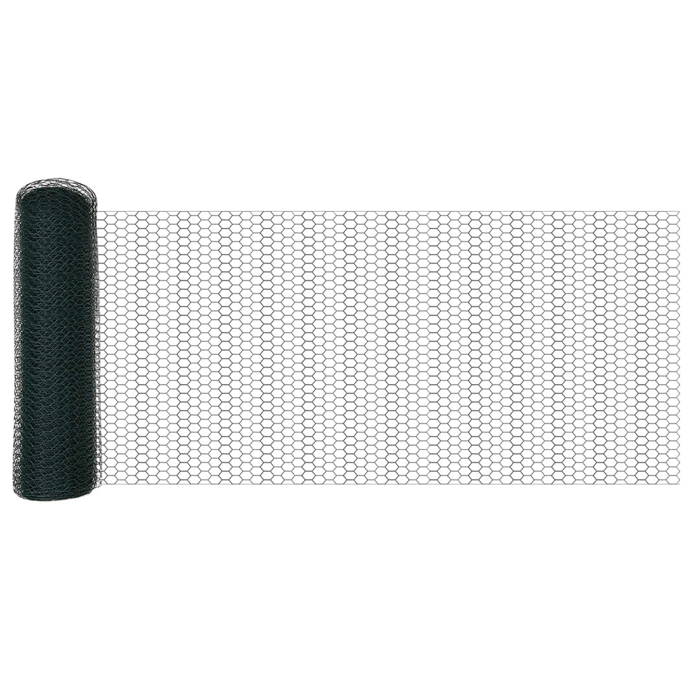 Hexagonzaun Grün 0,4x10m Stahl