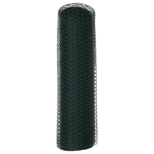 Hexagonzaun Grün 0,4x10m Stahl