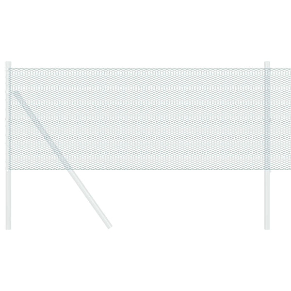Hexagonzaun Grün 0,4x10m Stahl