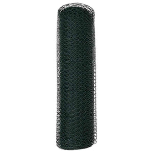 Hexagonzaun Grün Stahl 0.4 x 50 m