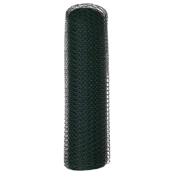 Hexagonzaun Grün Stahl 0.4 x 50 m