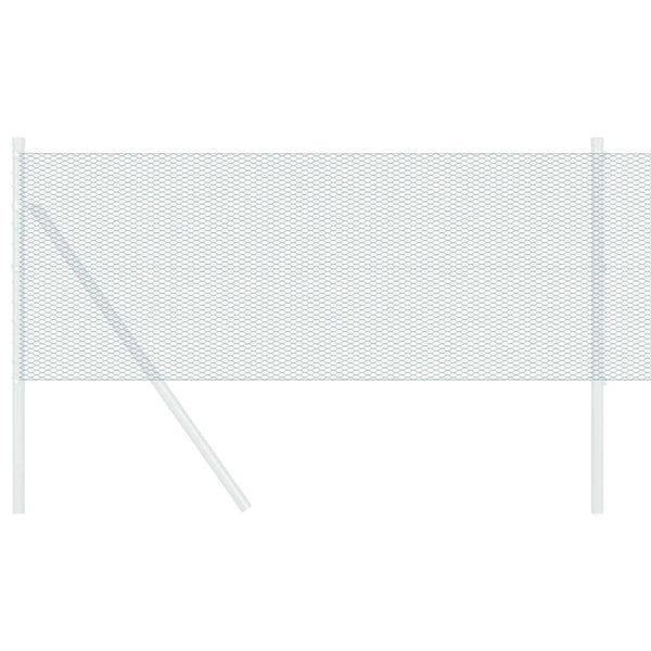 Hexagonzaun Grün Stahl 0.4 x 50 m